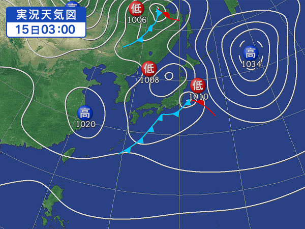 天気図・台風情報＆お知らせ！