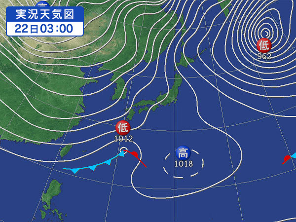 天気図・台風情報＆お知らせ！
