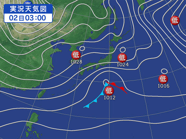 天気図・台風情報＆お知らせ！